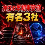 年初来安値の有名3社、下げた理由はぜんぶ違う|トヨタ(7203)・JFE(5411)・GMOインターネット(4784)